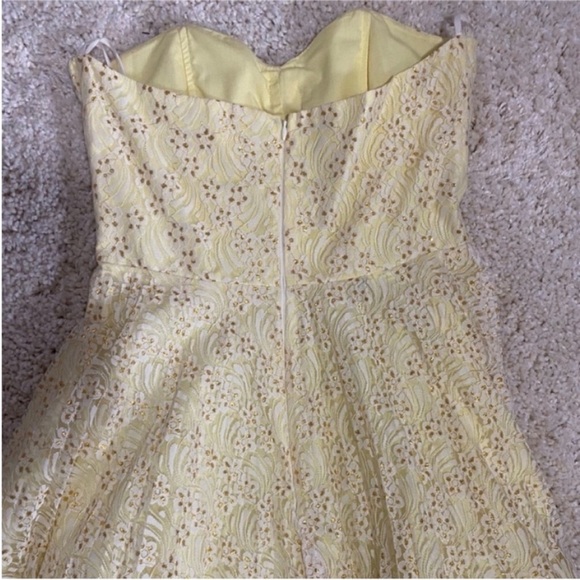 Jones & Jones Strapless Dress UK 10 US 6 - Picture 6 of 8